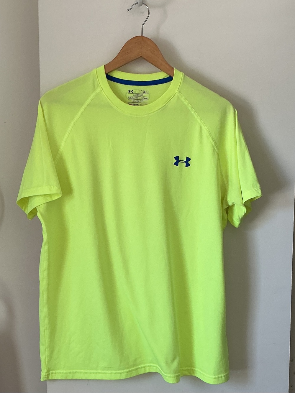 Under Armour Men’s Neon Yellow Performance T-Shirt